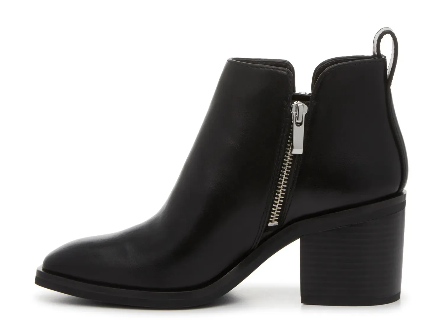 Ботильоны женские Steve Madden Safira на молнии, черный — фото 3