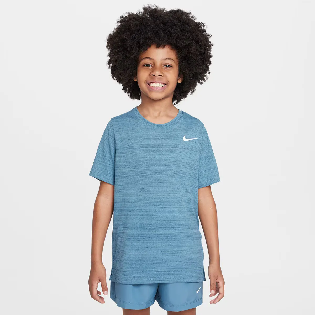 

Детская футболка Nike Dri-FIT Miler, синий