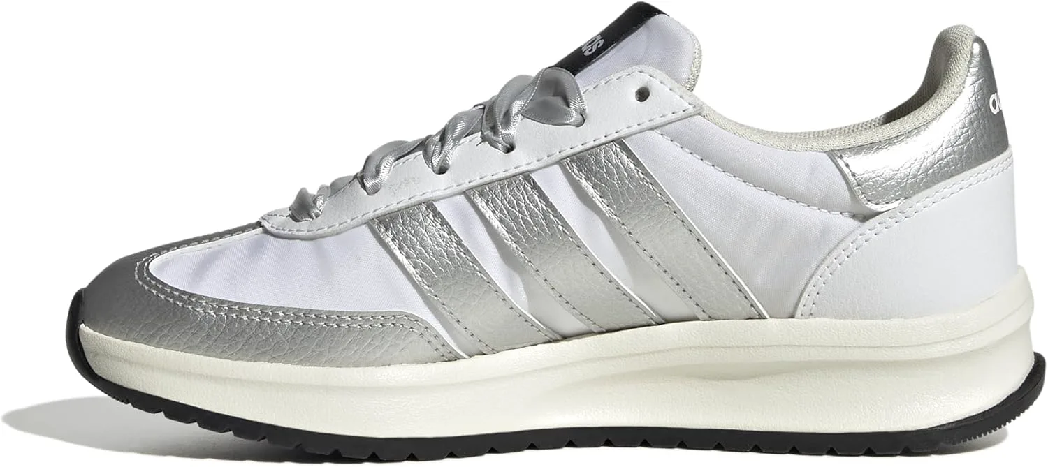 Adidas детские кроссовки Unisex Run 70s 2.0, белый/металлик/светло-белый — фото 4