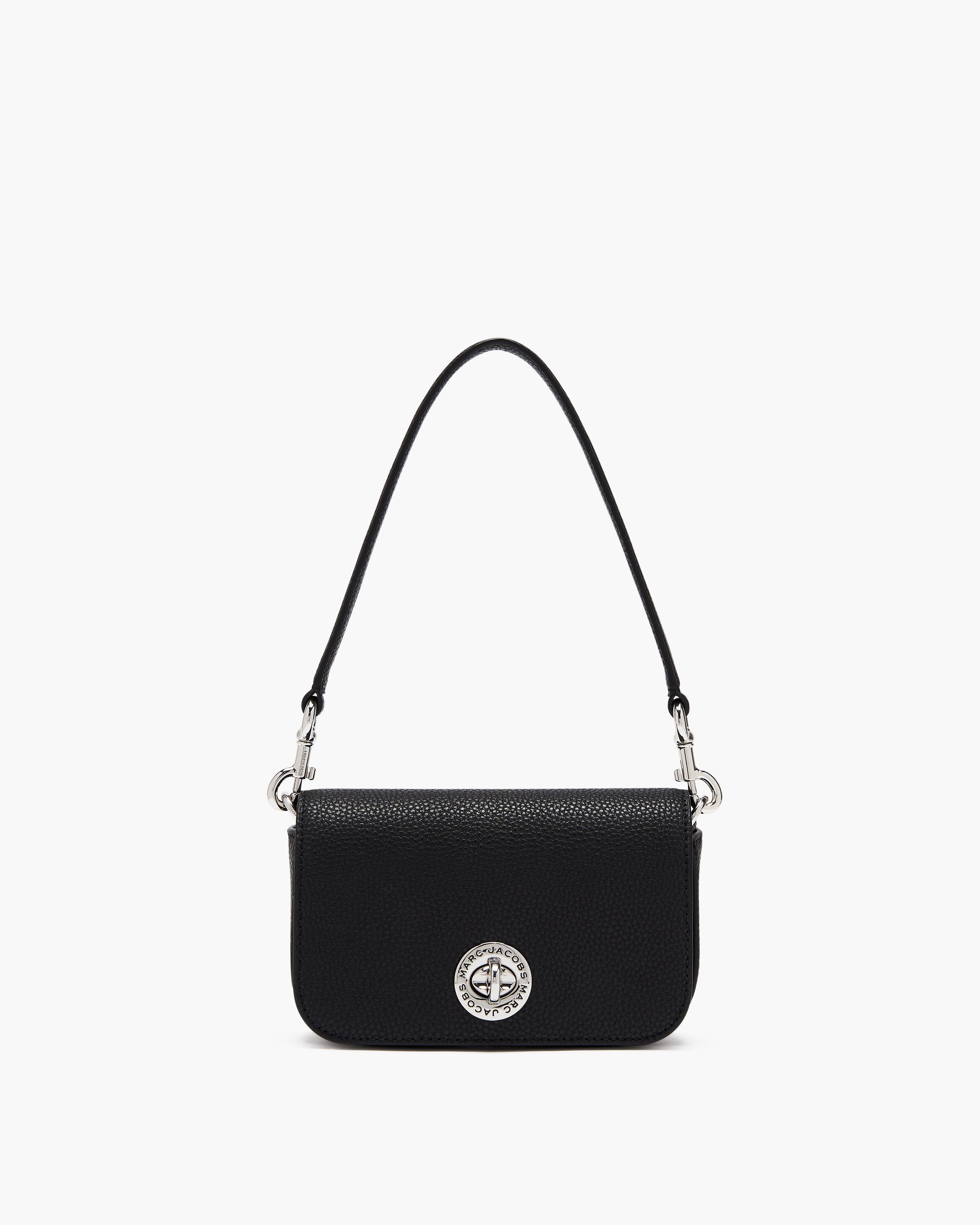 

Маленькая сумка через плечо с застежкой-логотипом Marc Jacobs, черный