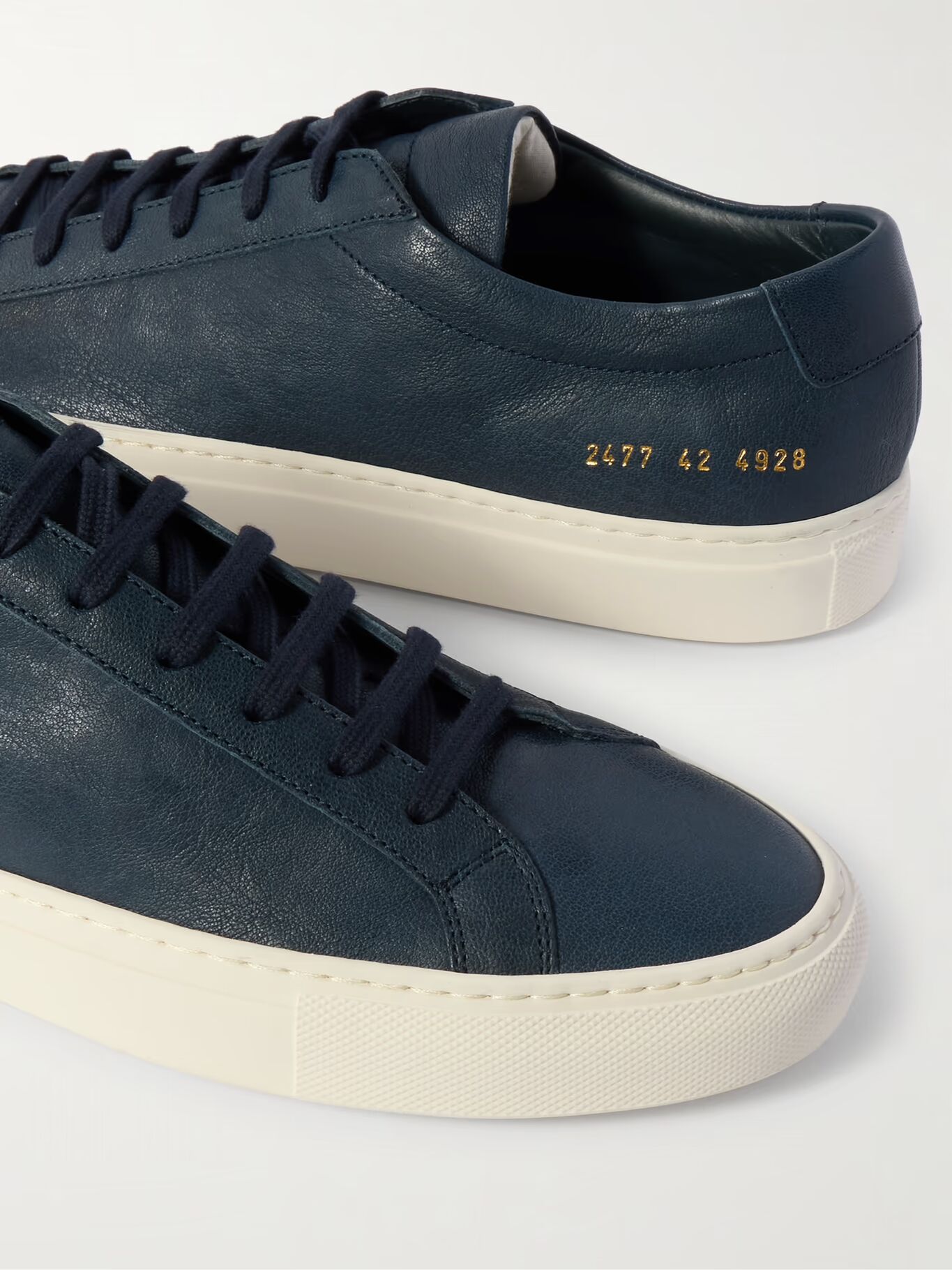 

Летние кожаные кроссовки Achilles COMMON PROJECTS, темно-синий