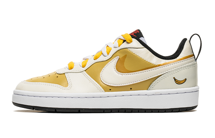 

Кроссовки Nike Court Vision 1 Skateboard Shoes Women's Low-Top Beige Yellow