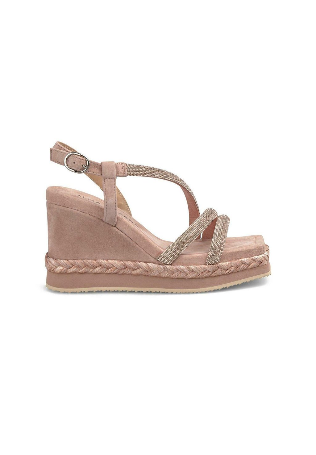 Босоножки на танкетке High heeled sandals Alma en Pena, цвет Rosa Jaspeado — фото 2