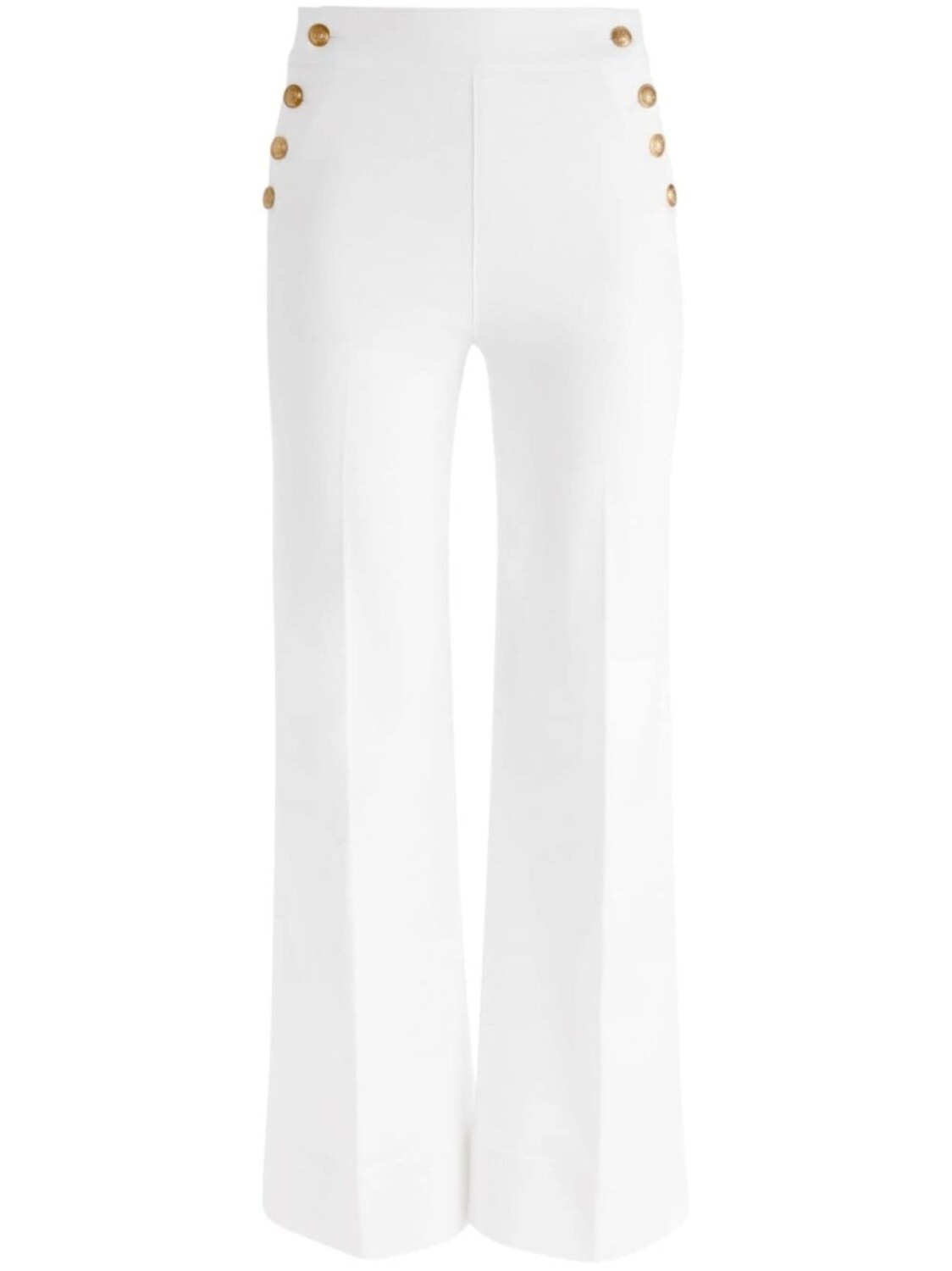 

Alice + olivia брюки Narin с завышенной талией, белый
