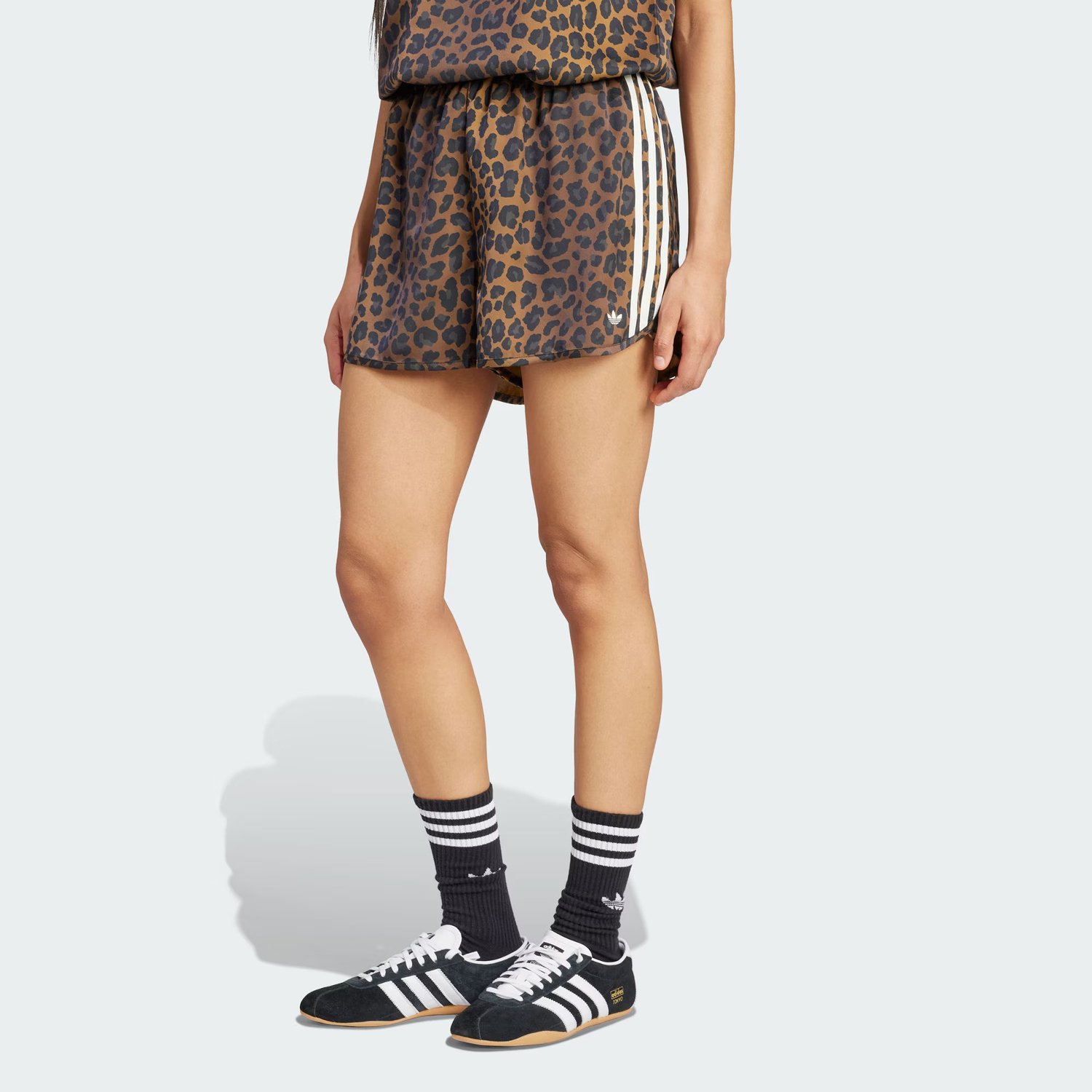 Adidas Originals Женские атласные шорты Adidas Multicolor/Bronze Strata — фото 2