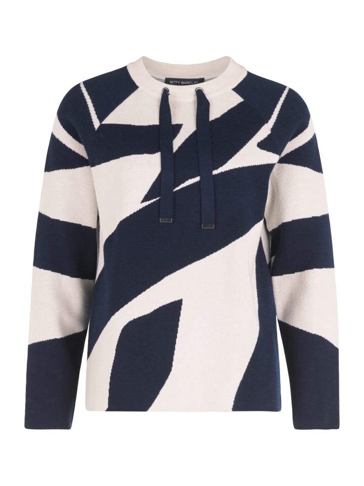 

Пуловер Betty Barclay Strick, цвет patch beige/dark blue
