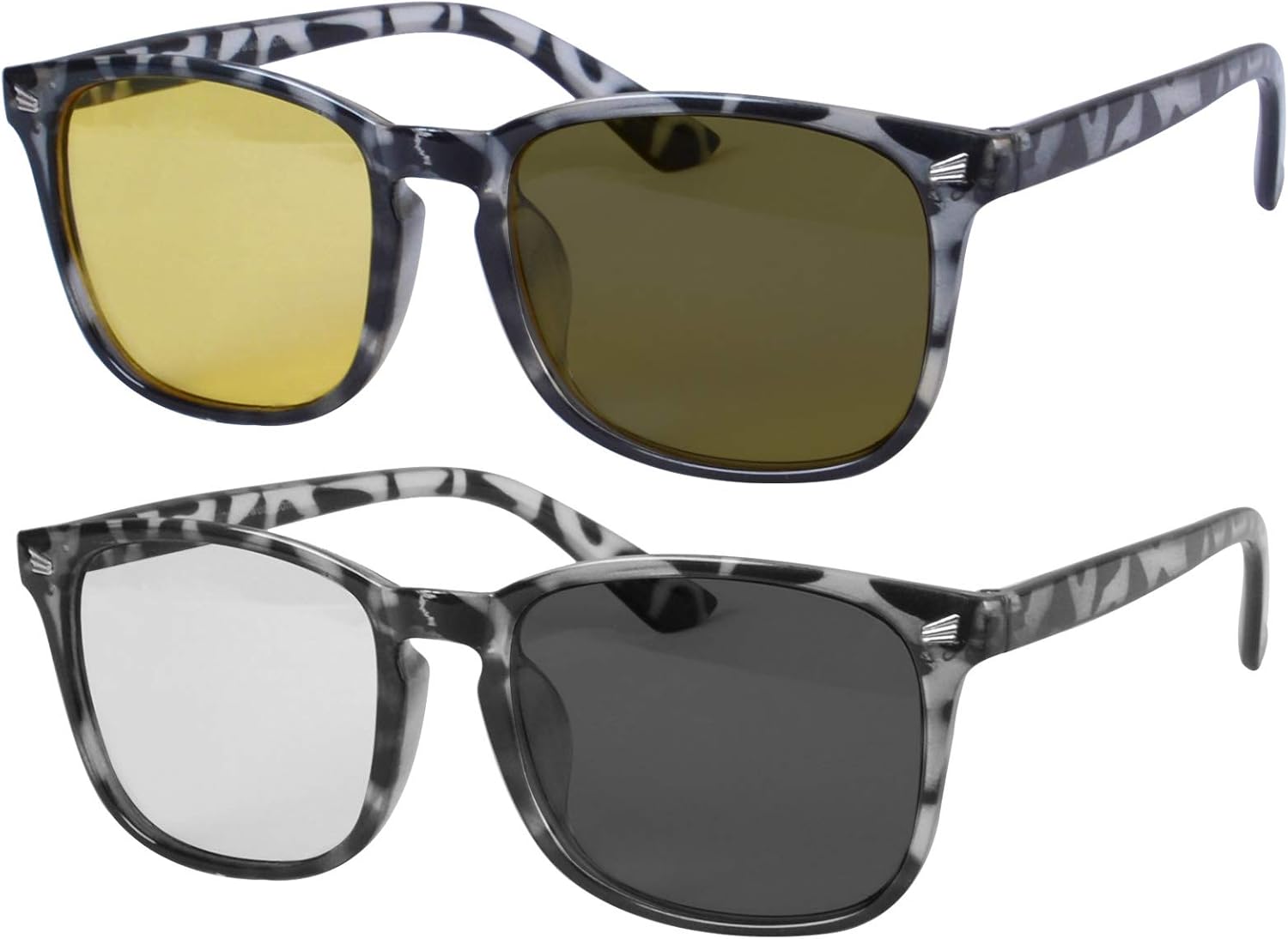 

Солнцезащитные очки SHINU с антибликовым покрытием, поляризацией и фотохромным эффектом, обеспечивающие ночное видение и защиту от синего излучения (номер модели 8068), C1 Black Demi