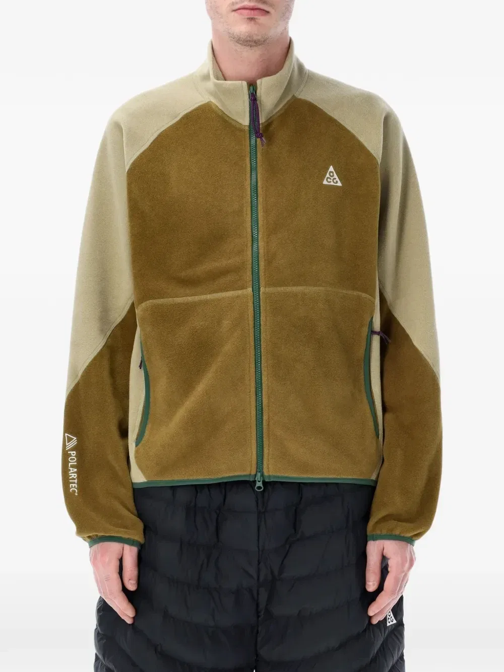 Куртка Wolf Tree на молнии Nike, зеленый