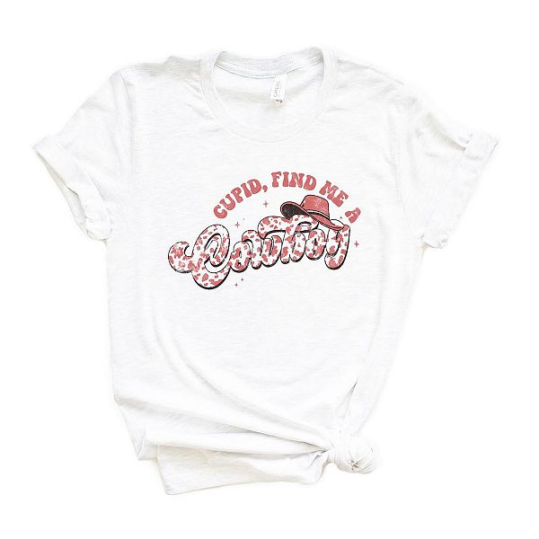 

Футболка с принтом Cupid find me a cowboy Simply Sage Market