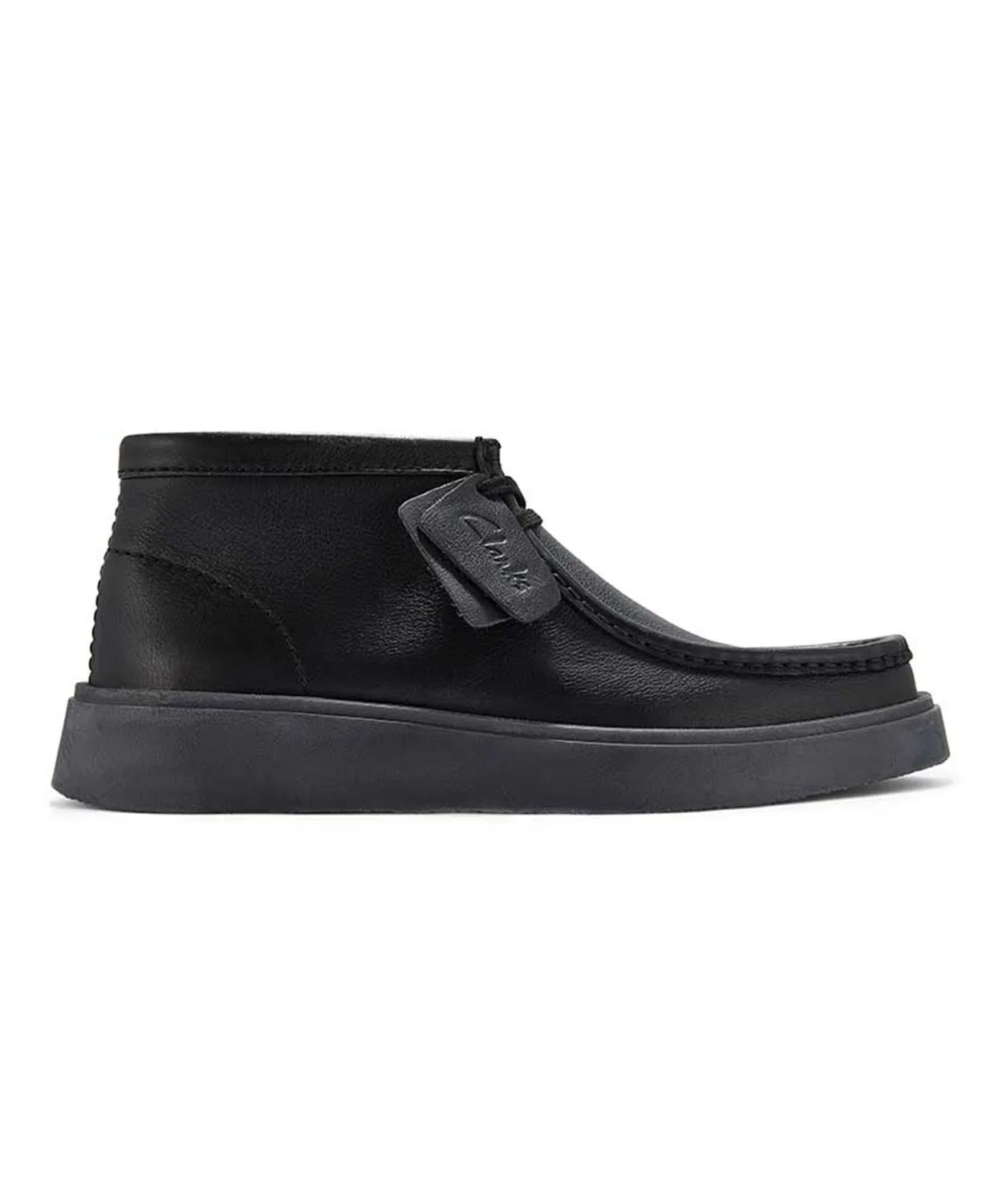 Ботинки Torview Hi кожаные черные Clarks