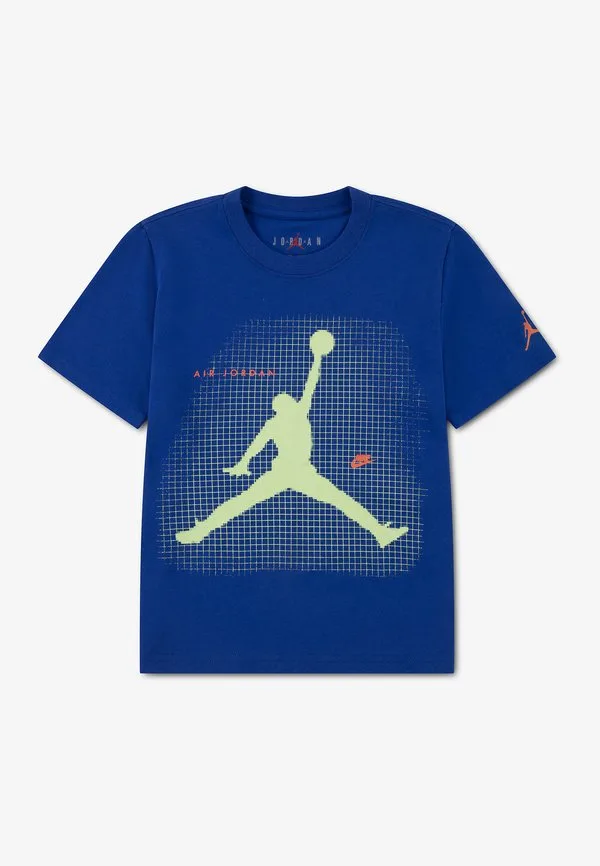 Футболка с принтом jumpman в виде сетки и размытия Jordan, Game Royal
