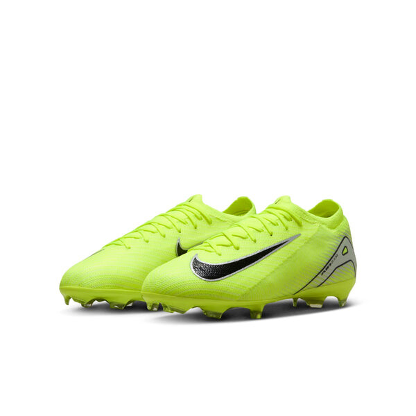 Кроссовки jr. mercurial vapor 16 pro fg 'volt black' Nike, зеленый — фото 2