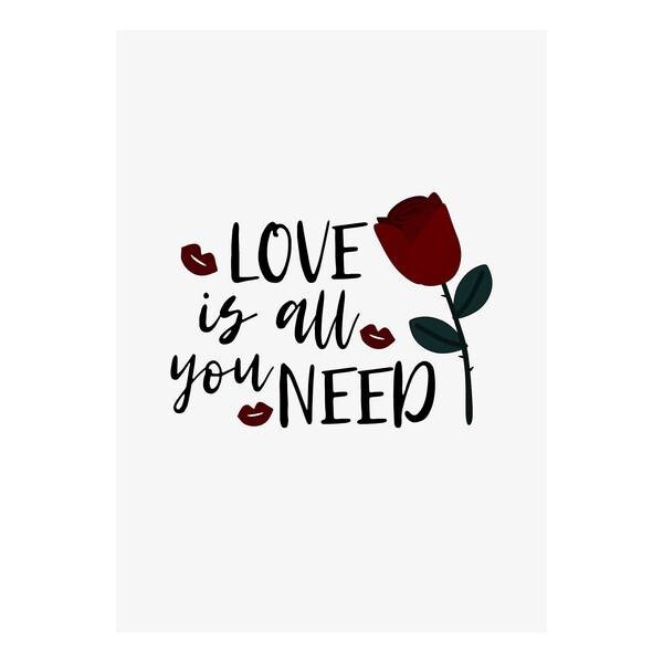 

Картина на холсте A.S. Création All you need цвет weiß/schwarz