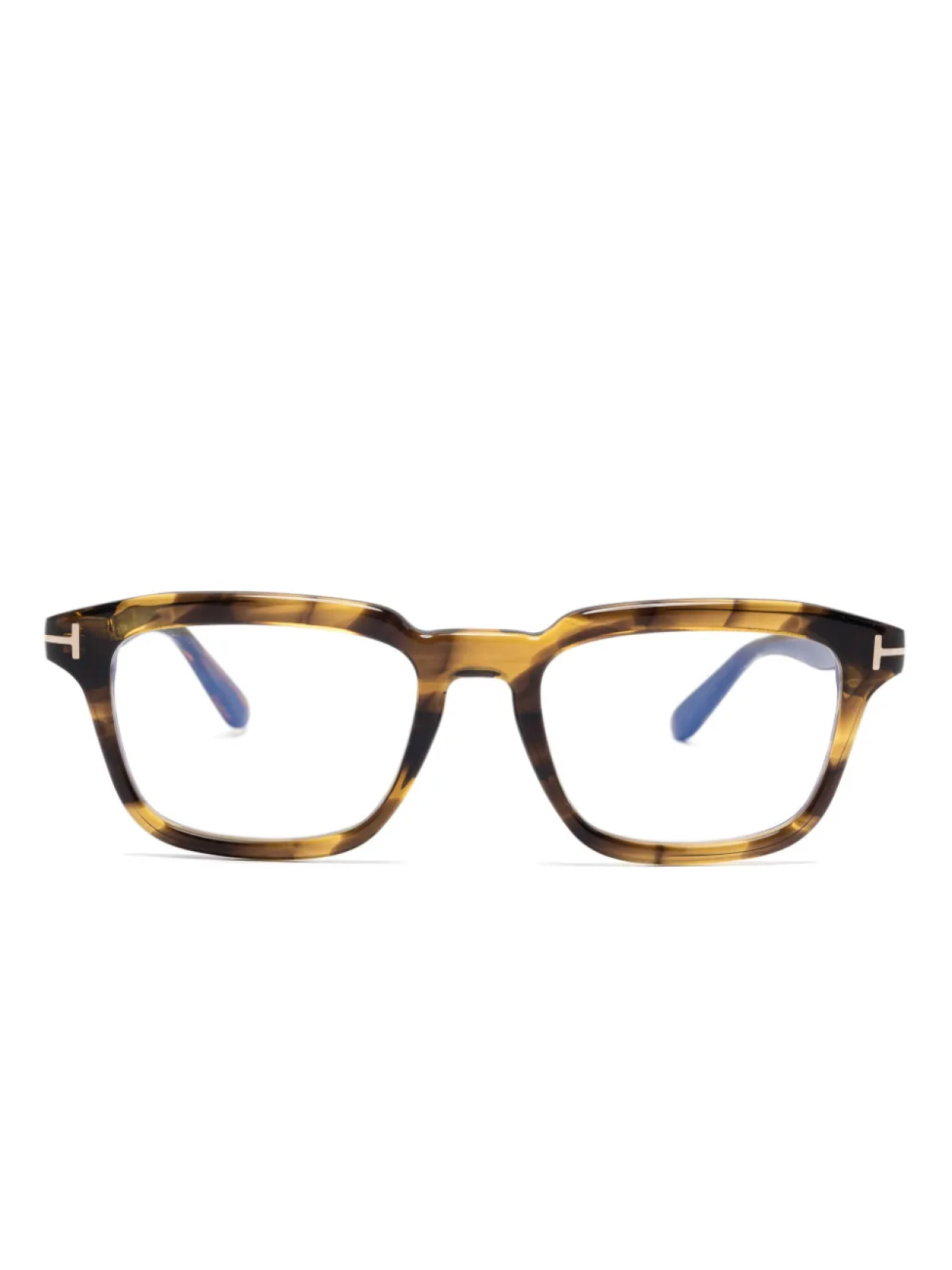 

TOM FORD Eyewear очки в квадратной оправе, коричневый