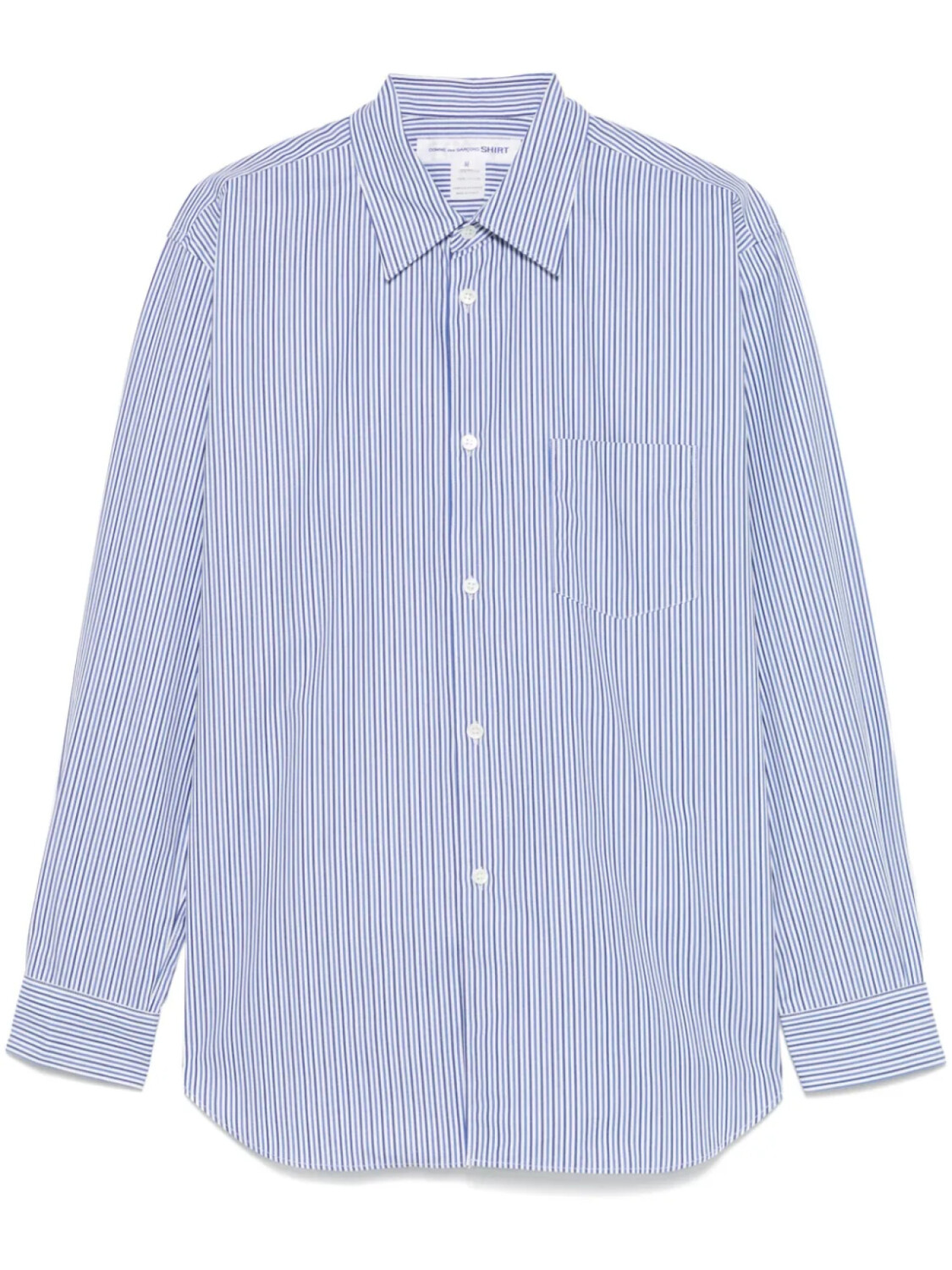 

Comme Des Garçons Shirt рубашка в полоску, синий