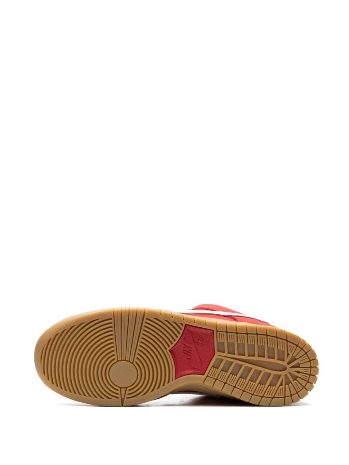 Кроссовки SB Dunk Low Pro University Red/Gum Nike, красный — фото 4
