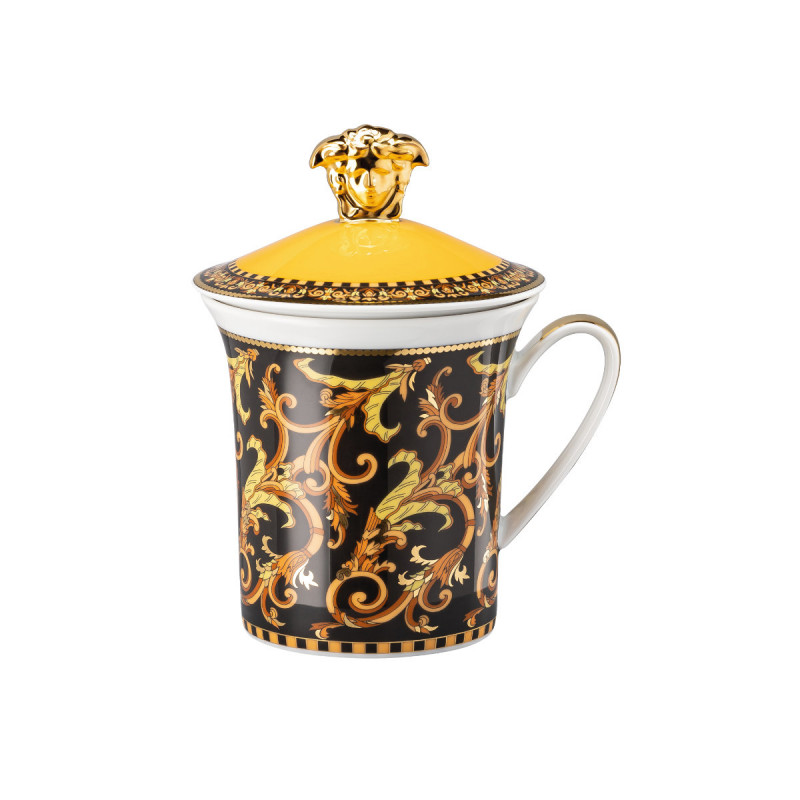 

Rosenthal Versace 30 Years Mug Collection - Кружка с ручкой Barocco и крышкой 0,35 л Rosenthal meets Versace, разноцветный/золотой