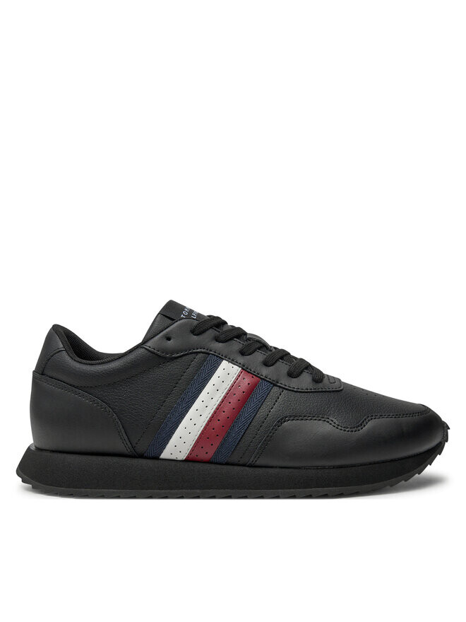 

Кроссовки Tommy Hilfiger Runner Evo Lth Mix Ess, черный