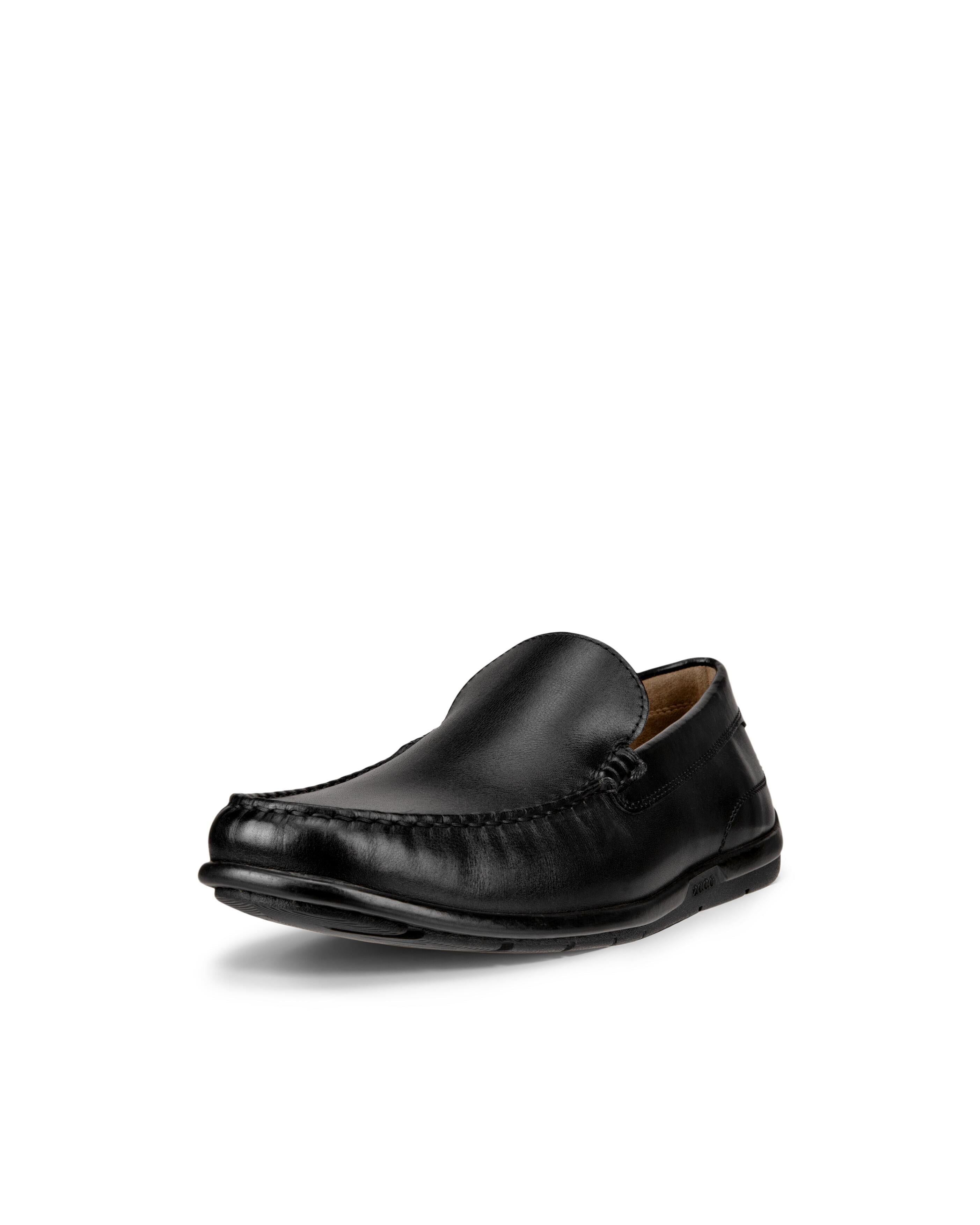 Мужские классические мокасины ECCO из натуральной кожи, модель 2.0, BLACK