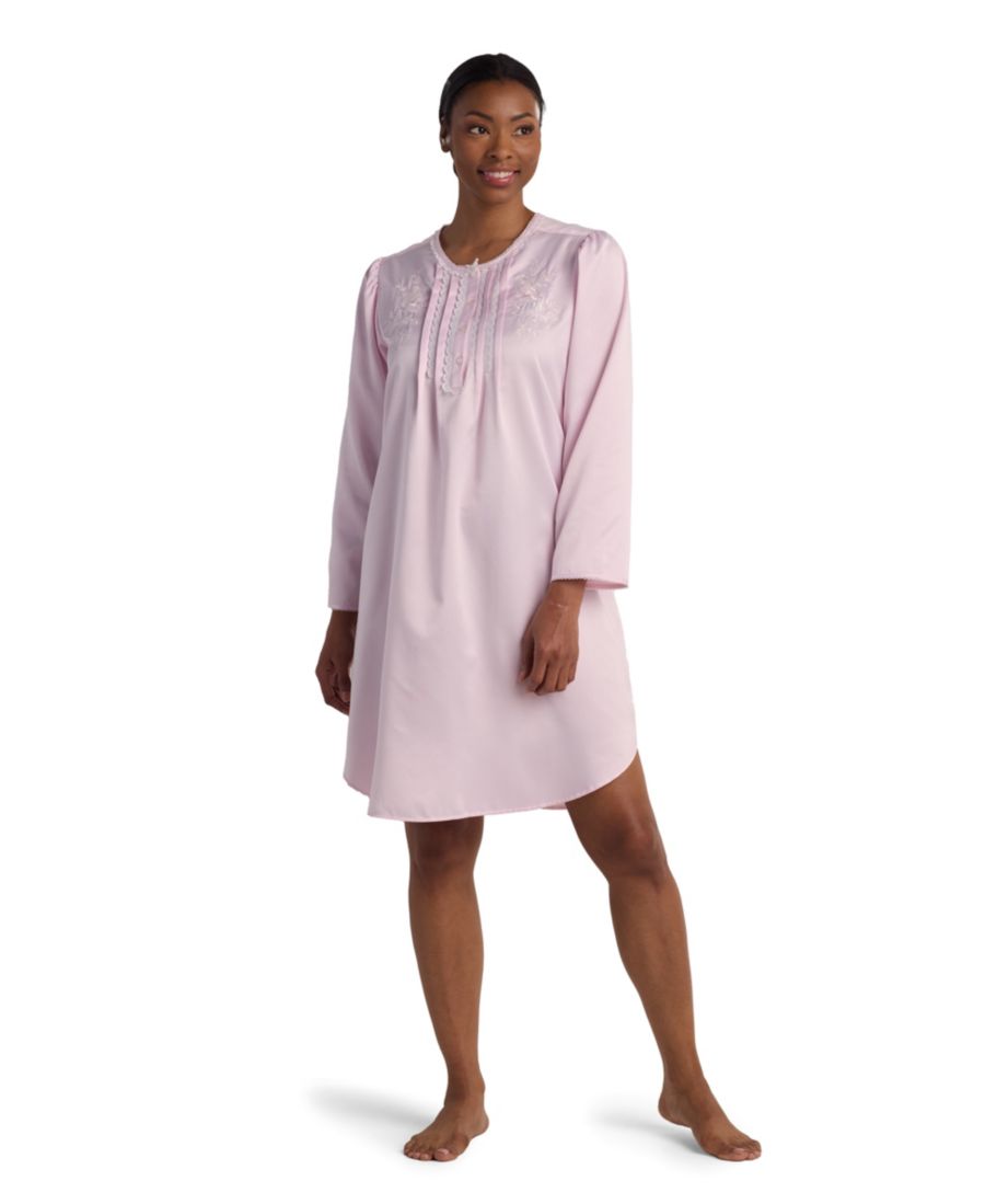 

Женское платье с круглым вырезом и длинными рукавами Miss Elaine, Pink