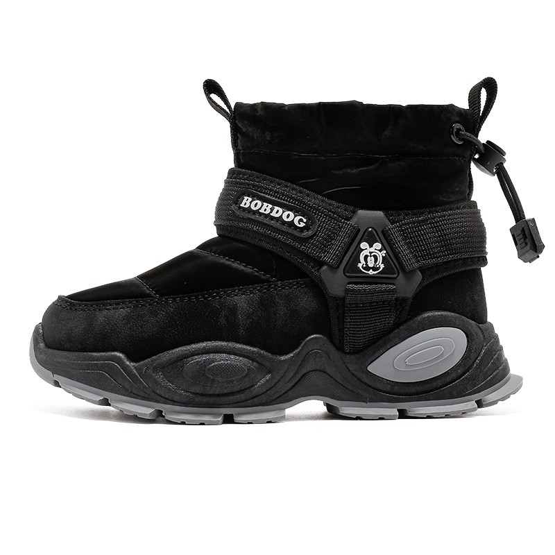 

Противоскользящие термо сапоги для детей с поддержкой баланса kids BOBDOG, черный