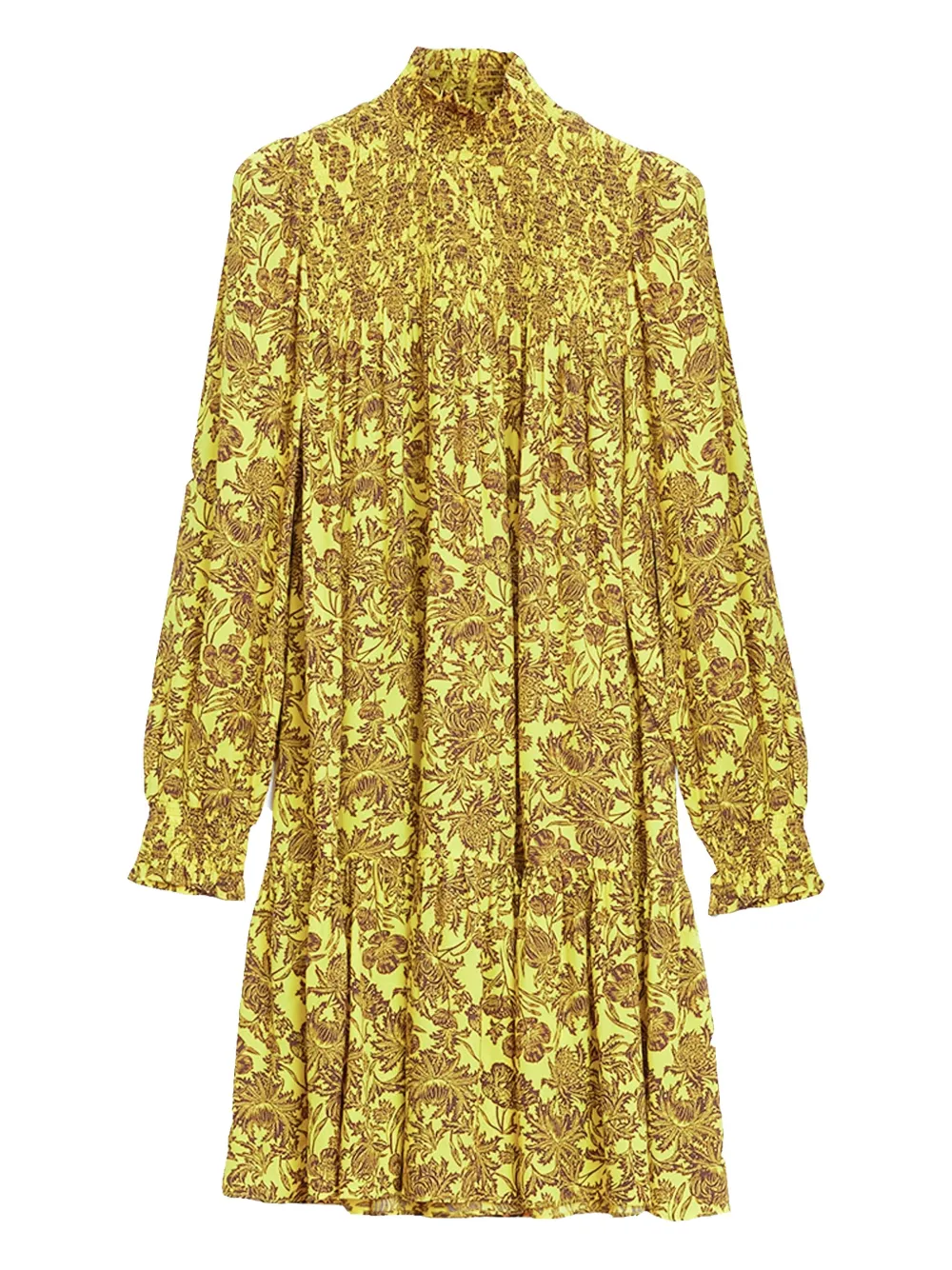 

Платье миди с цветочным принтом Rodebjer, желтый