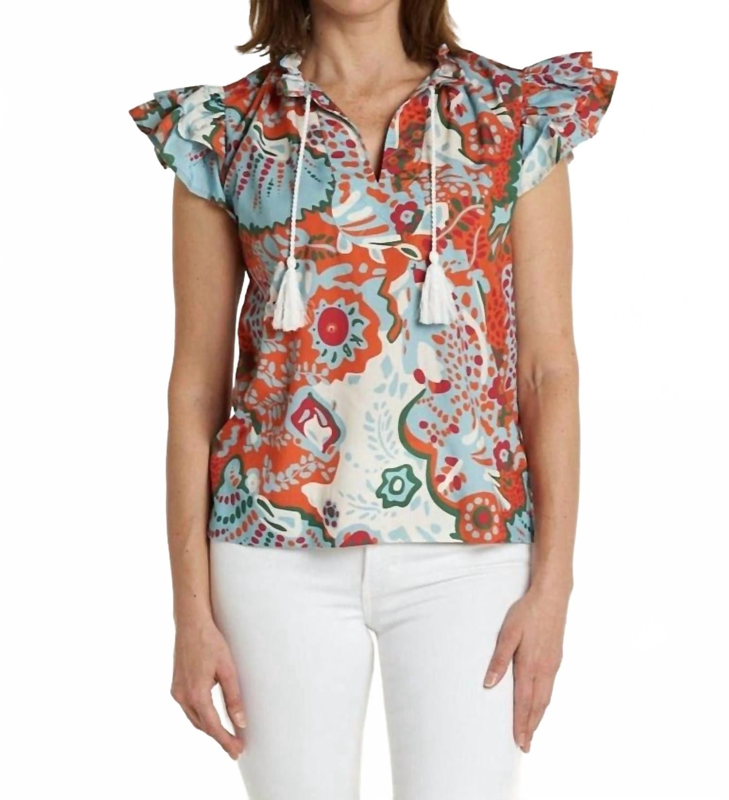 

CK BRADLEY Kimball Top In Jubilee Multi