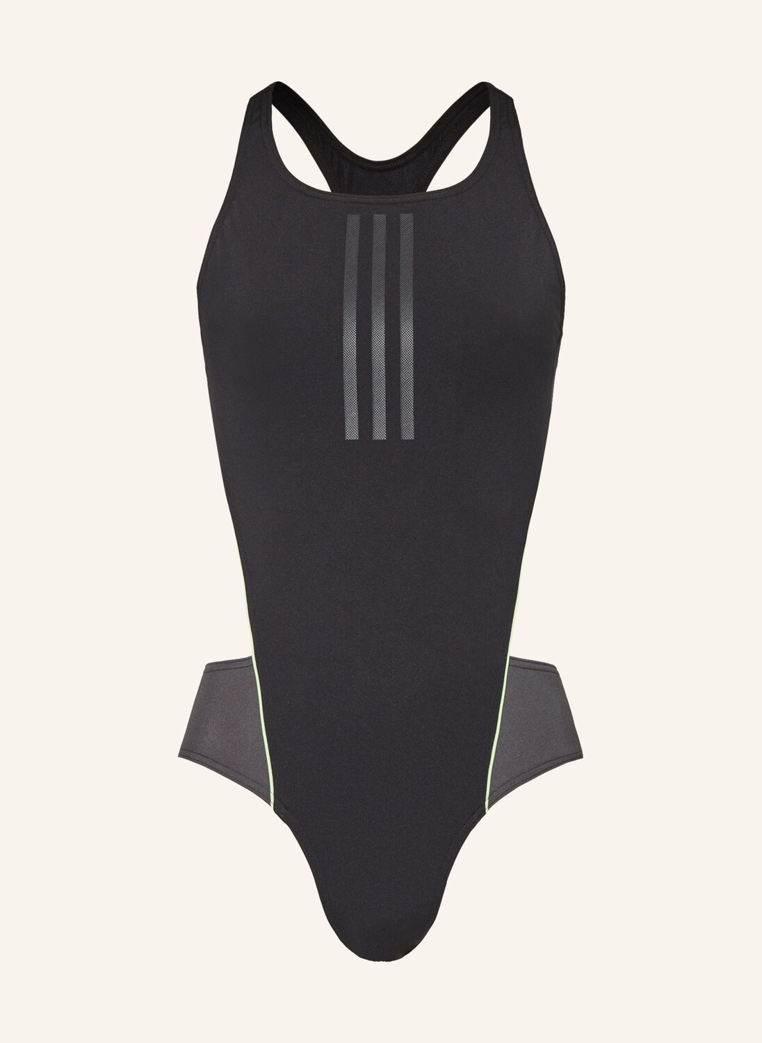 

Купальник 3 полоски Adidas, черный