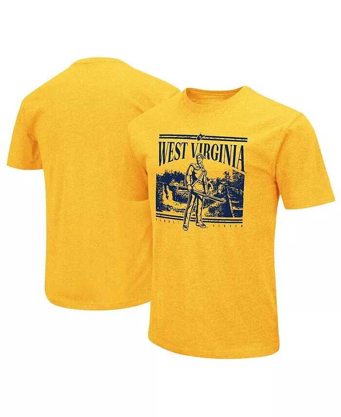 

Мужская футболка для болельщиков West Virginia Mountaineers 2024 Colosseum, синий