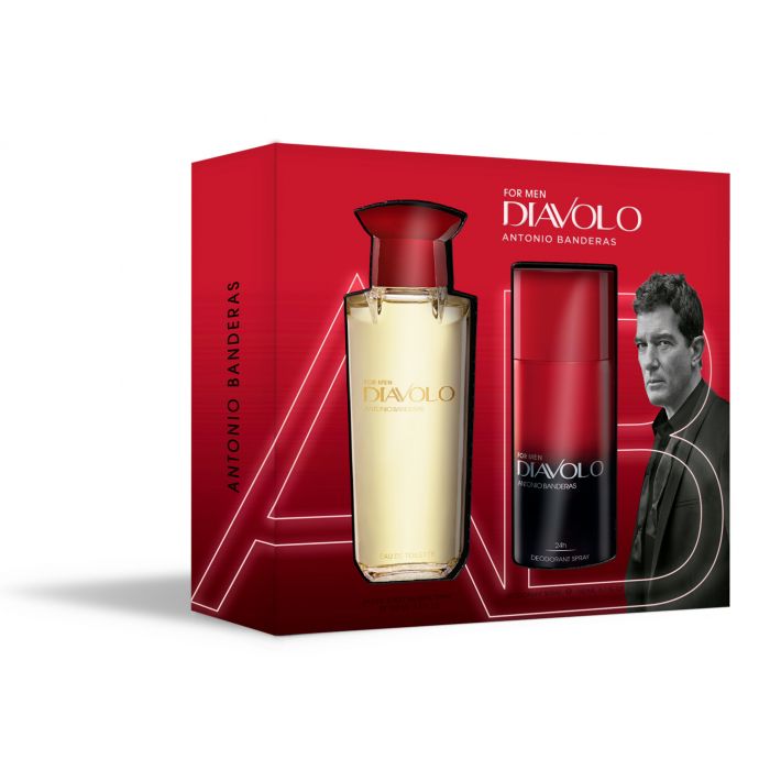 

Мужская туалетная вода Diavolo Estuche Eau de Toilette Antonio Banderas, EDT 100 ml + Desodorante 150 ml