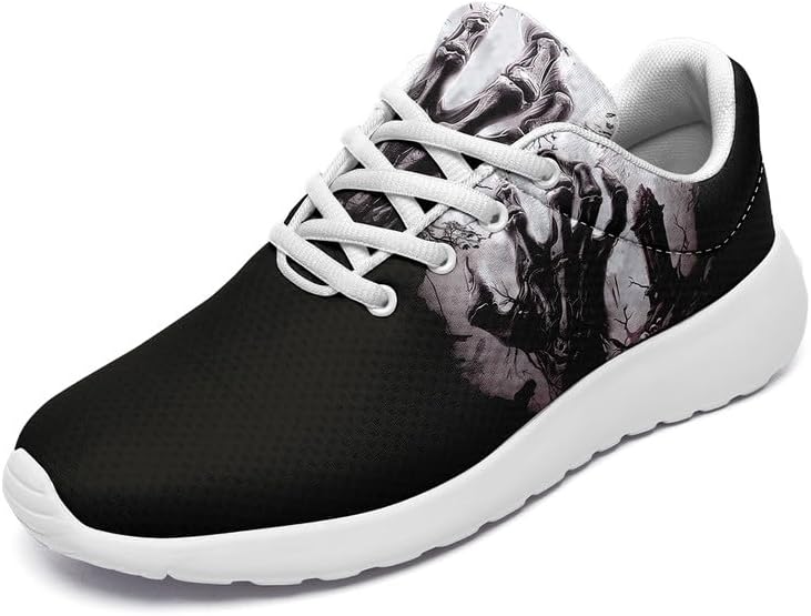 

Модные кроссовки с черепом для мужчин и женщин, розовые и черно-красные, повседневные, легкие, унисекс, для бега, тенниса и ходьбы Awsole