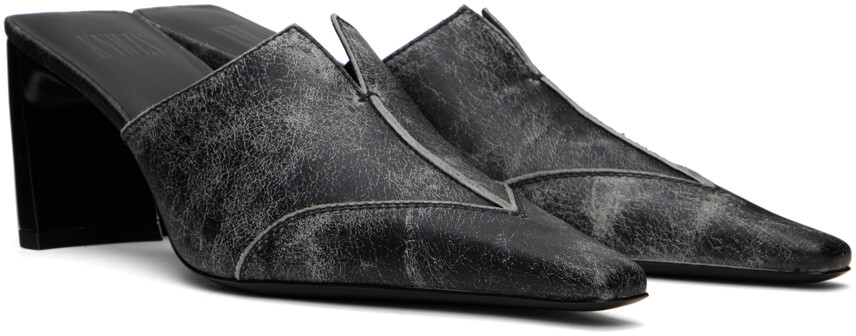 Эксклюзивные туфли SSENSE Black Serpent Knwls — фото 4
