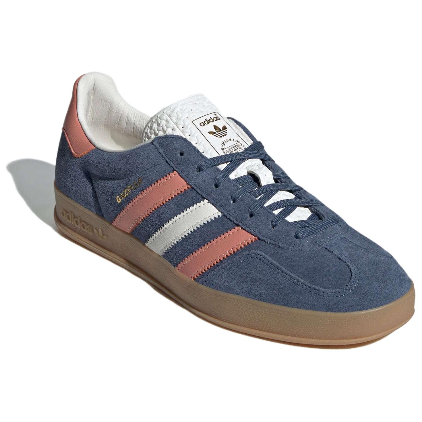Adidas originals Gazelle Обувь для скейтбординга унисекс, Blue/Pink — фото 3
