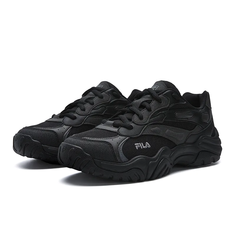 FILA KORAL дышащие массивные кроссовки мужские черные — фото 4