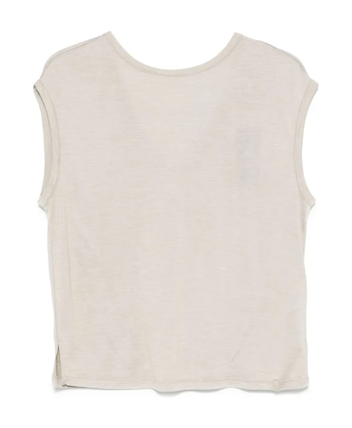 

Повседневная хлопковая футболка Herno, бежевый