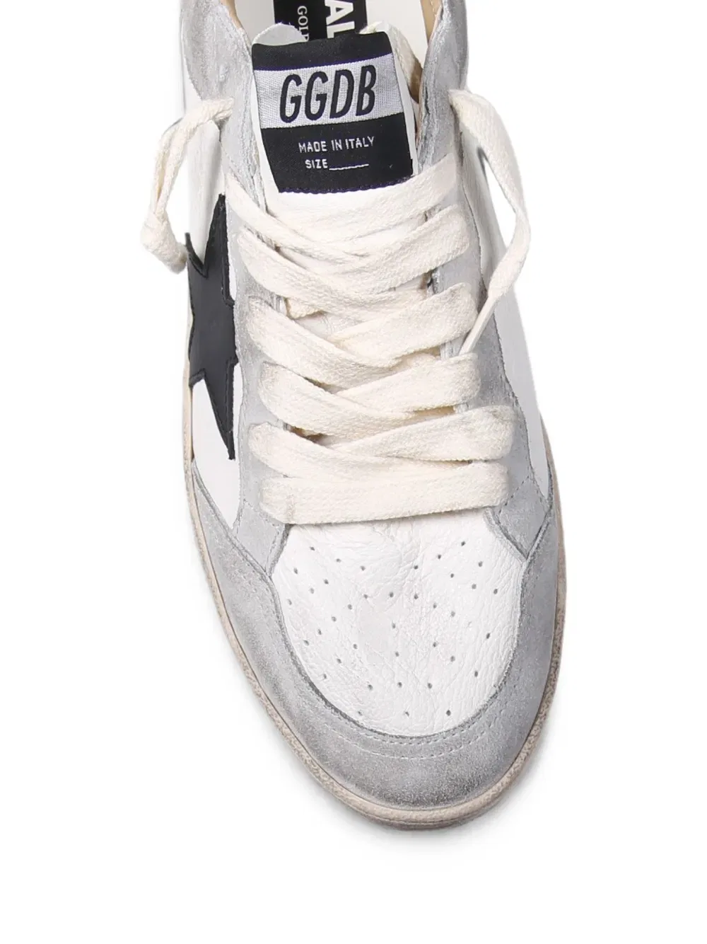 Кроссовки Ball Star с леопардовым принтом Golden Goose, белый — фото 4