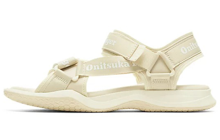 

Ohbori Strap Beach Sandals Unisex Cream White Onitsuka Tiger