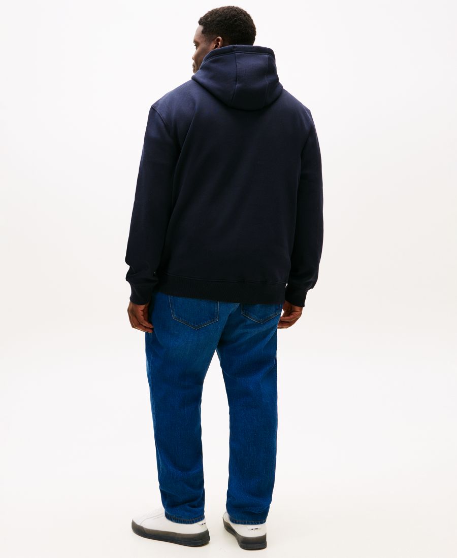 Мужская толстовка с капюшоном и вышитым флагом, больших размеров Tommy Hilfiger, Desert Sky — фото 2