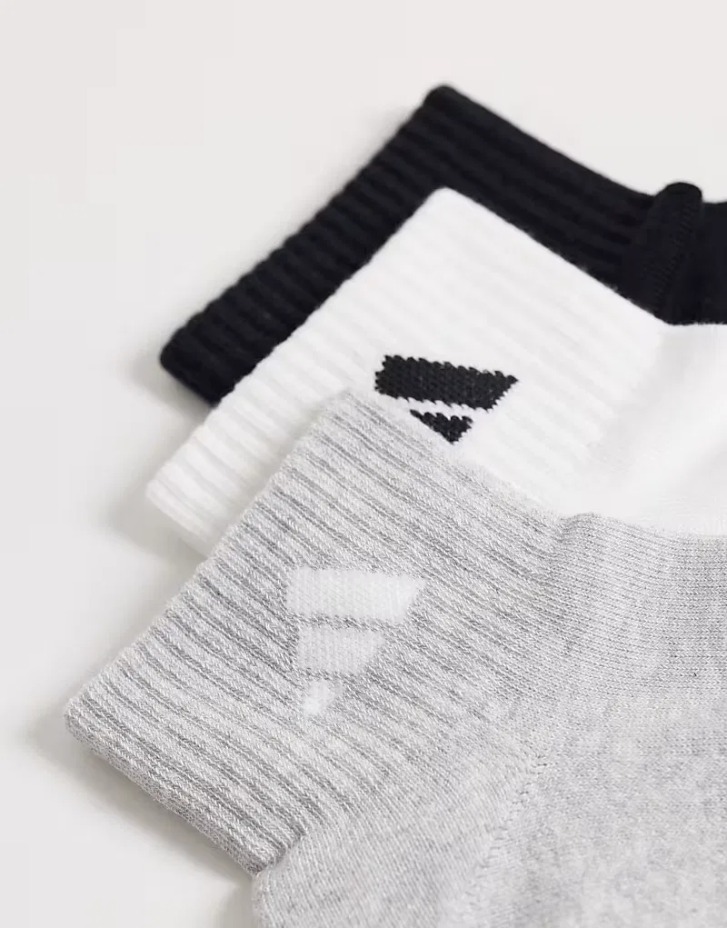 Набор из 3 коротких носков Adidas Performance Sportswear, мультиколор — фото 3