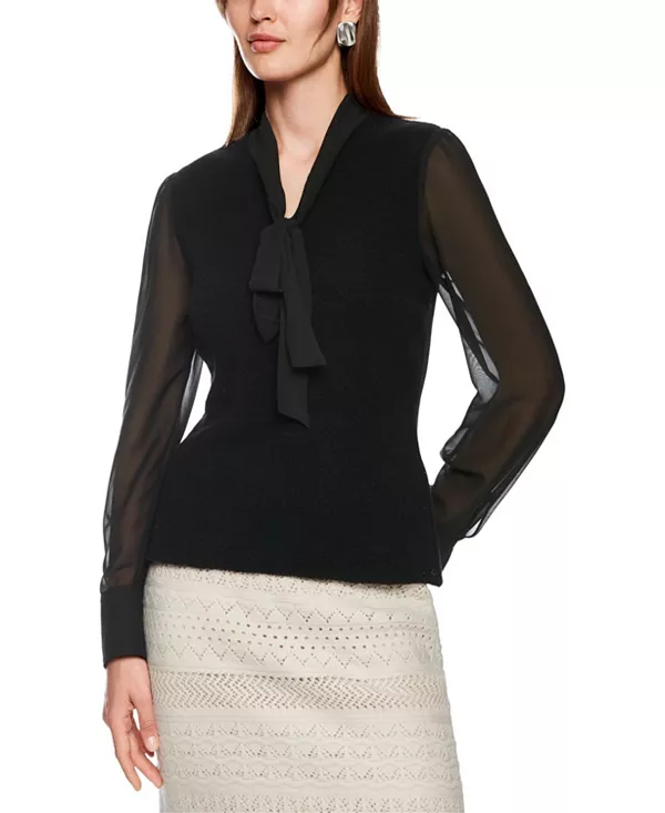 

Вязаный в Германии тонкий вязаный джемпер Marc Cain, черный