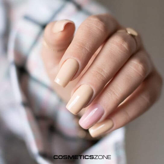 Гипоаллергенный бежевый гибридный лак для ногтей 7 мл — Camel Look PST30 Cosmetics Zone — фото 3