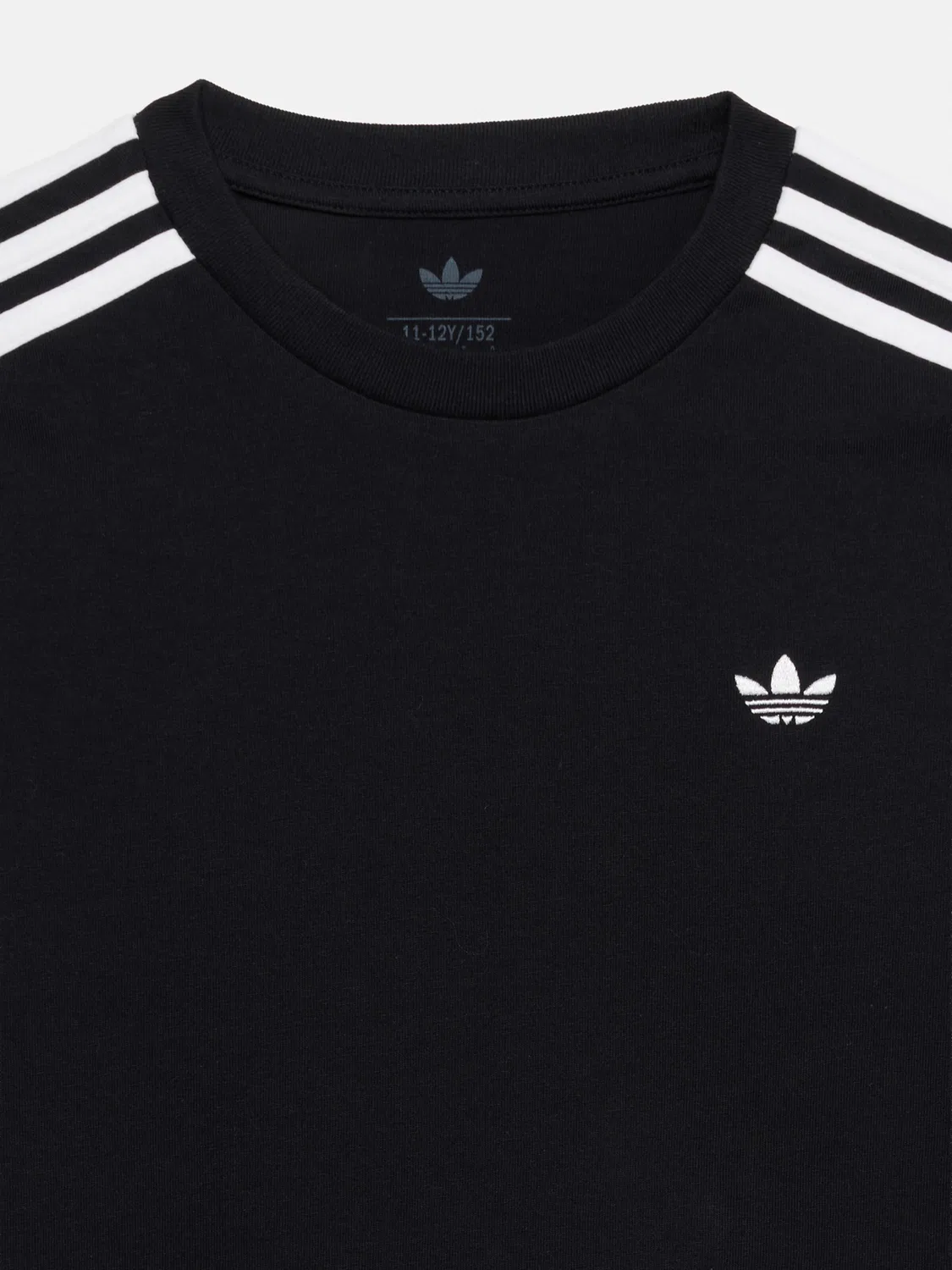 Футболка Adidas Originals 3 STRIPE LS черного цвета — фото 3