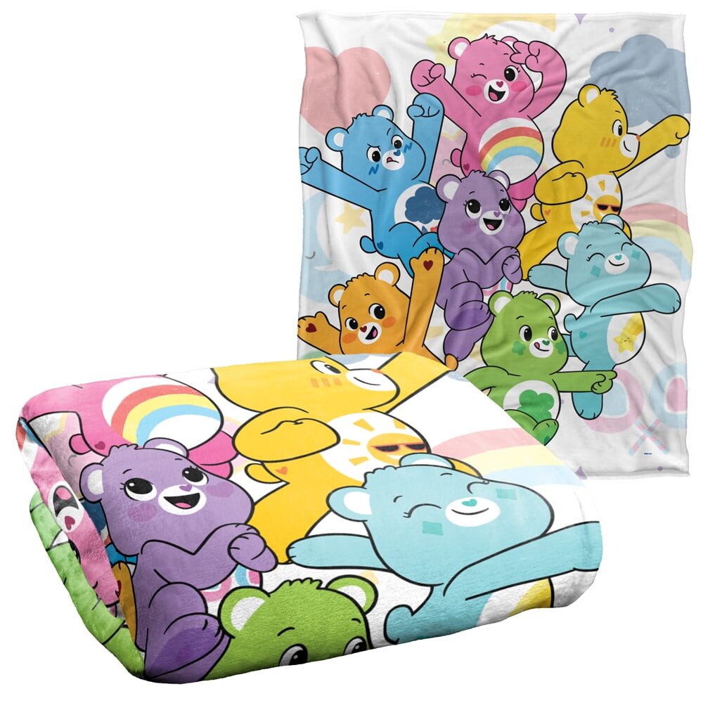 

Плед Care Bears Silky Touch 50 x 60 футов, разноцветный