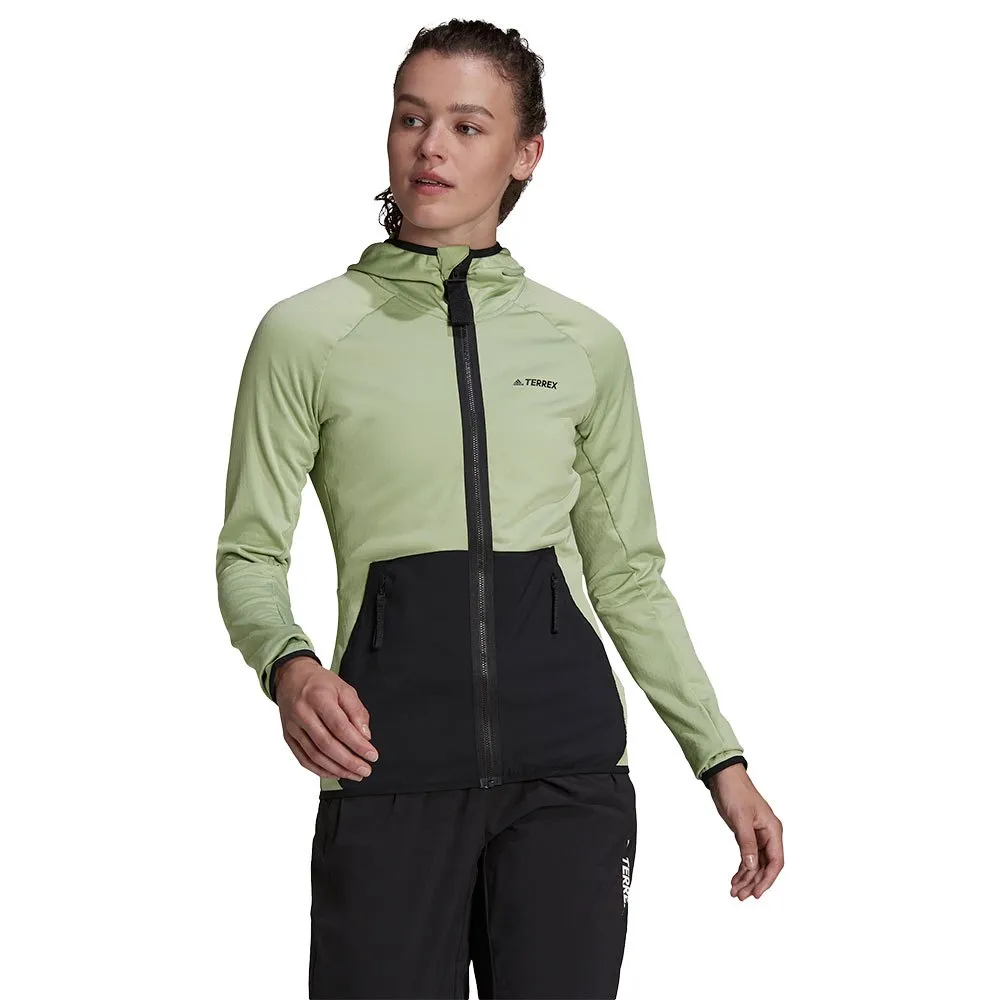 

Толстовка adidas Txfloocelt full zip, зеленый