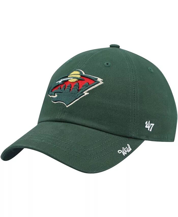 

Женская зеленая шапка Minnesota Wild Miata Clean Up Adjustable '47 Brand