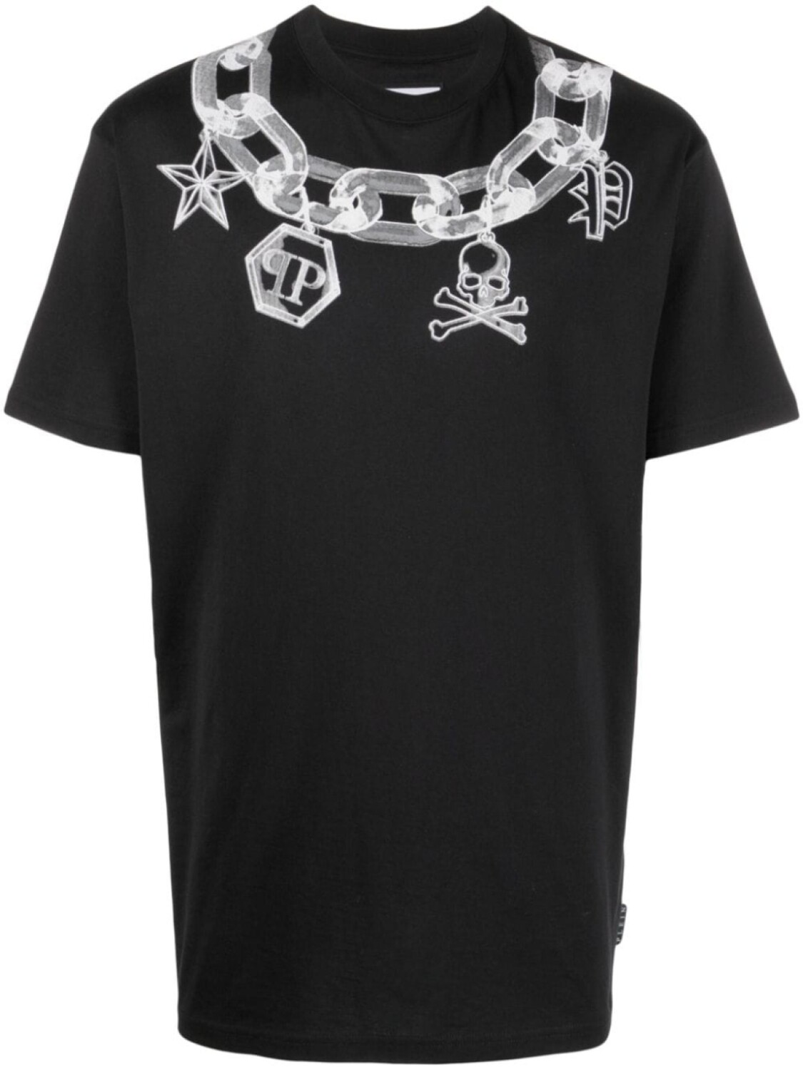 

Philipp Plein футболка с принтом, черный