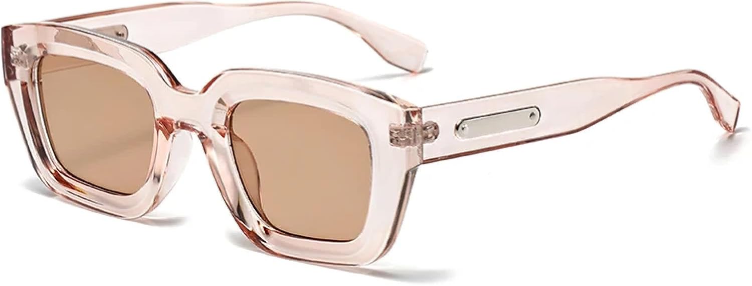 

Модные солнцезащитные очки в маленькой оправе для женщин, разноцветные, в стиле ретро, ​​для мужчин, персонализированные, спортивные, велосипедные, для отдыха TVTBBVV, Clear Pink