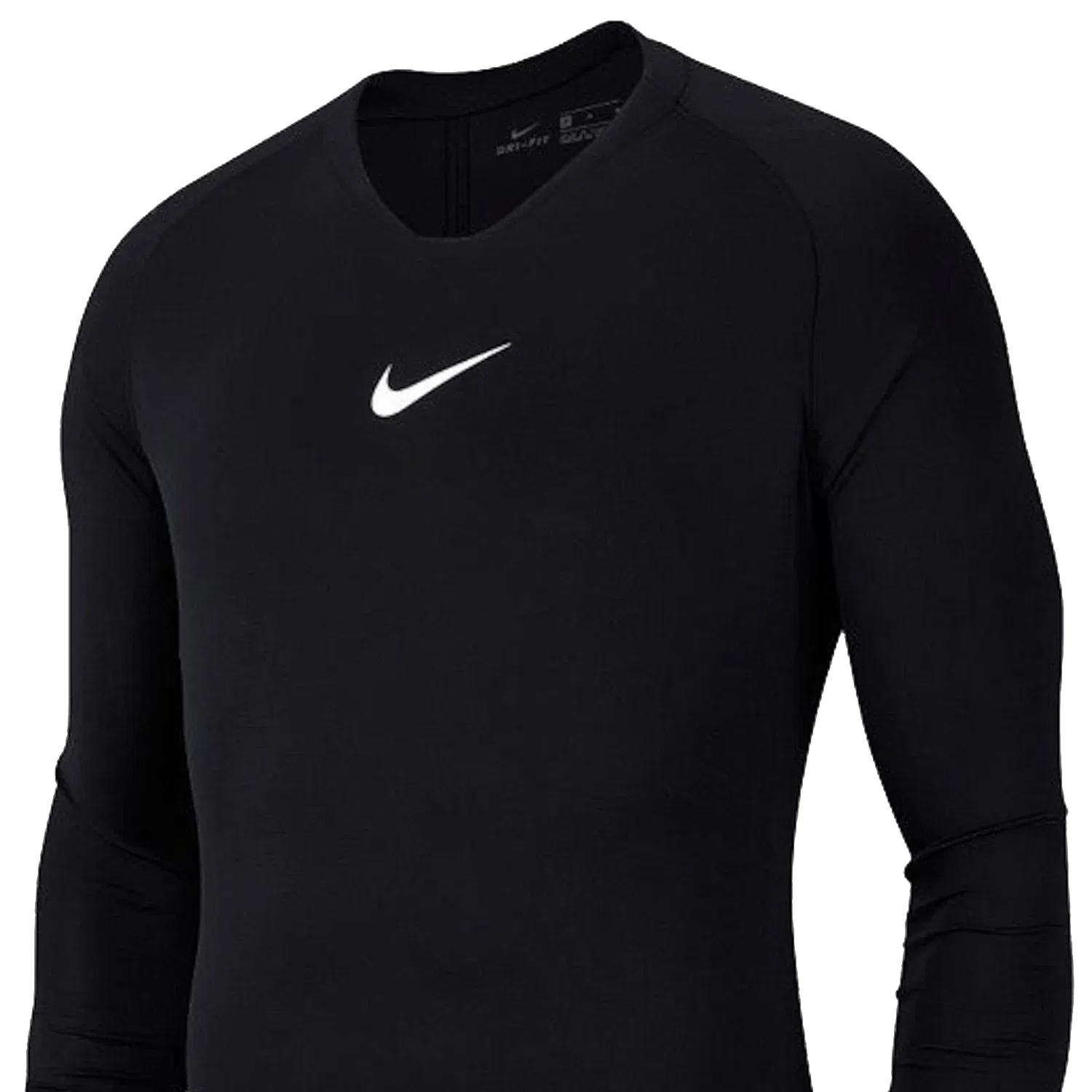 Лонгслив детский Nike, черный — фото 3