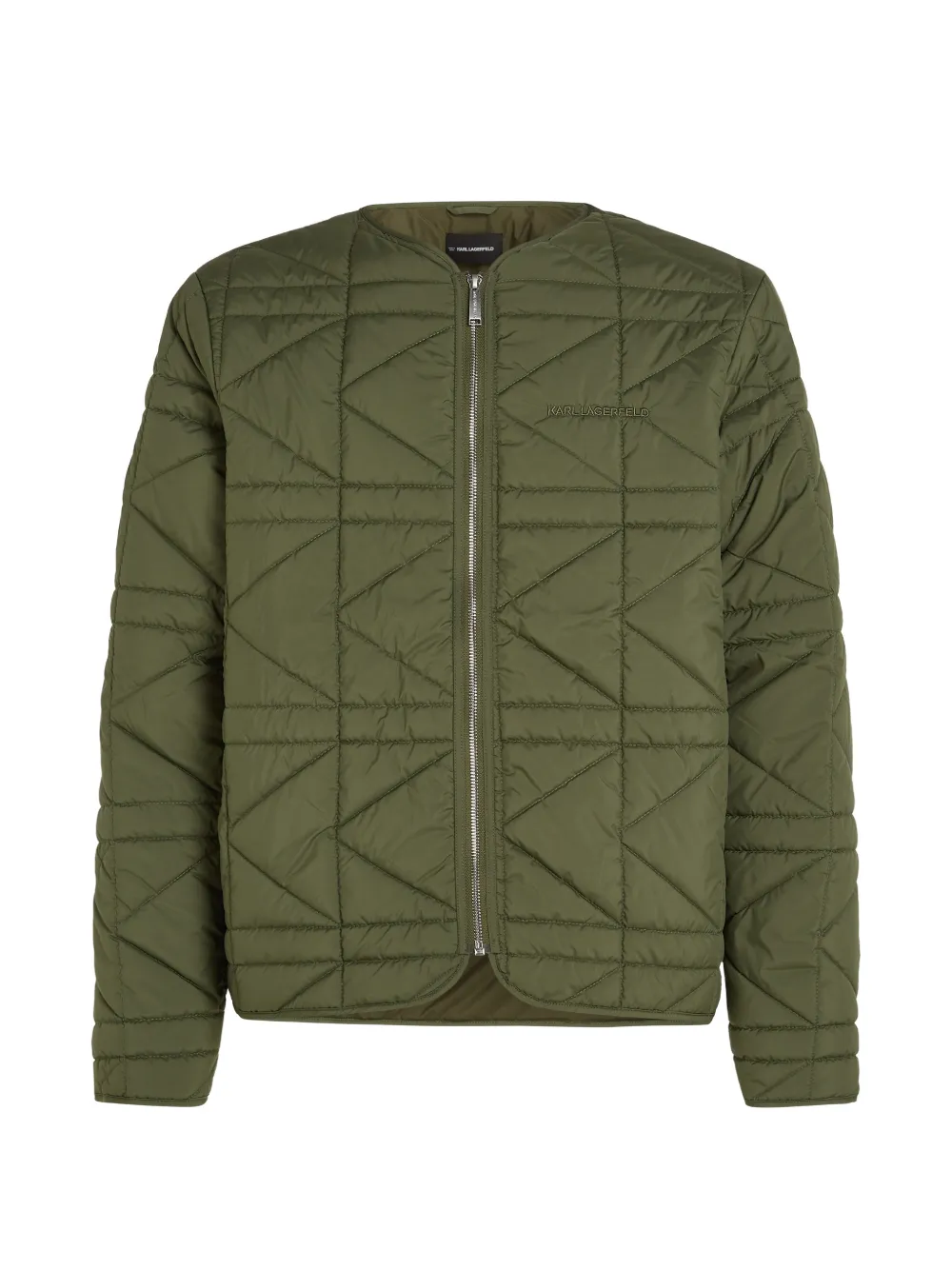 

Стеганая легкая куртка KARL LAGERFELD, зеленый