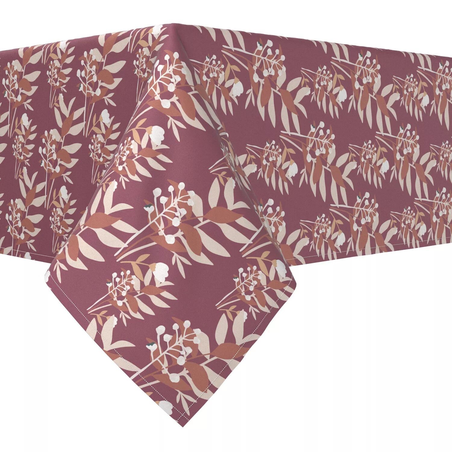 

Прямоугольная скатерть, 100% полиэстер, 60х104 дюйма, осенние ветки.